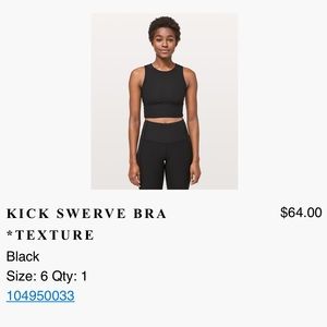 ‼️Sale‼️Lululemon kick swerve bra